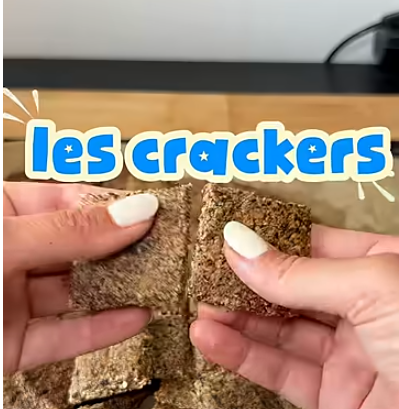 Crackers apéro aux graines de chanvre bio — recette maison croquante et protéinée