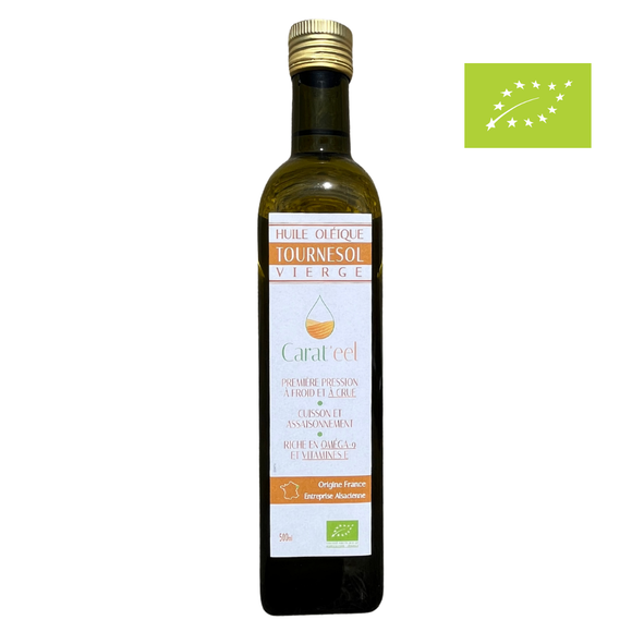 Huile de tournesol oléique Bio Carateel