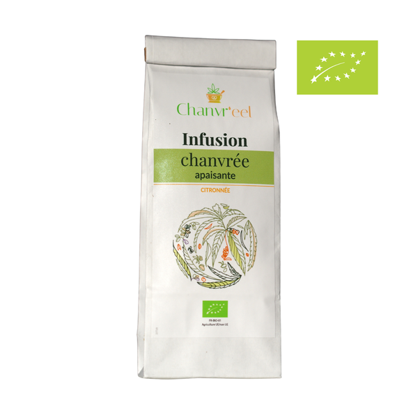 infusion chanvrée citronnée bio paquet devant Chanvr'eel 