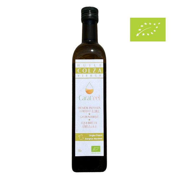 Huile de colza vierge bio Chanvr'eel — riche en oméga-3, 6 et 9