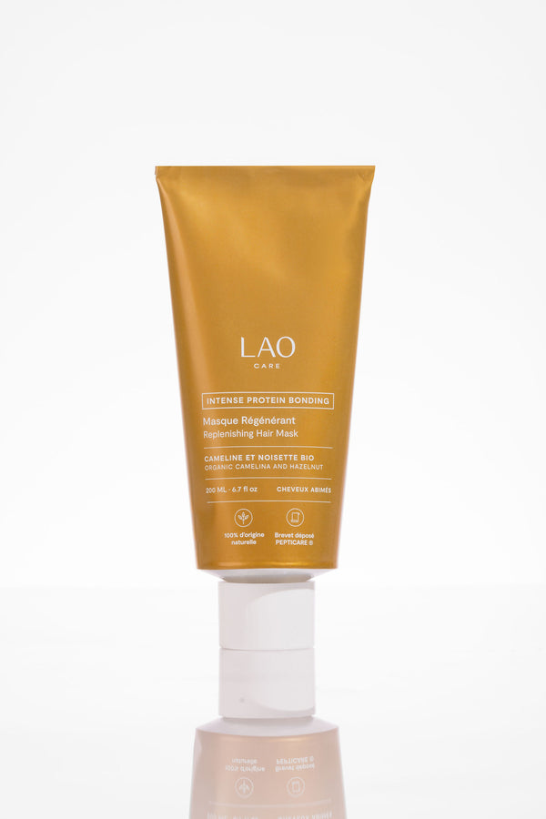 Flacon masque régénérant Lao Care à la protéine de caméline Chanvr'eel