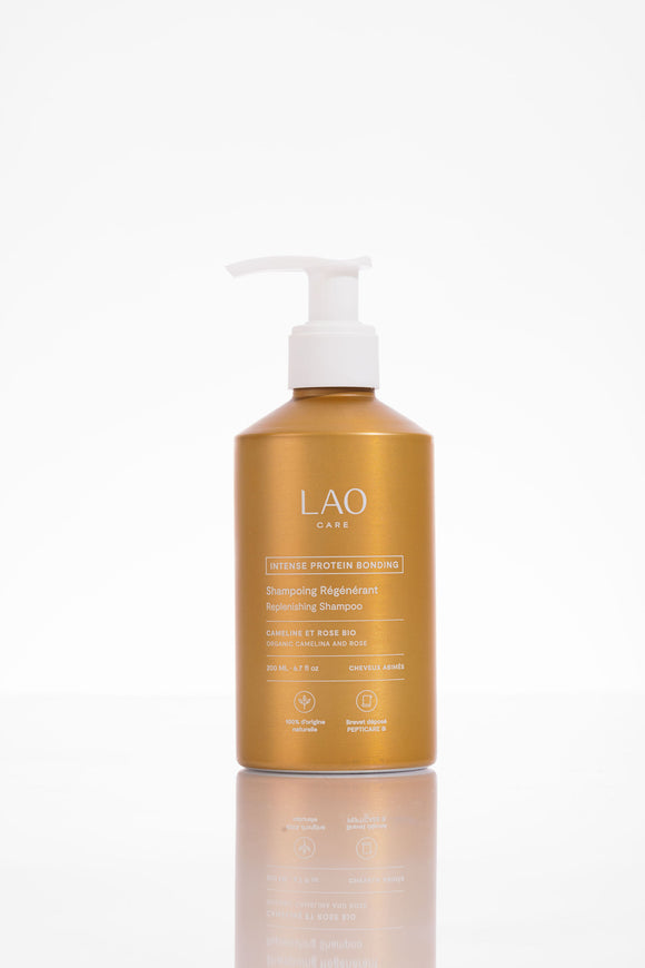 Shampoing régénérant bio LAO Care à la protéine de caméline Chanvr'eel