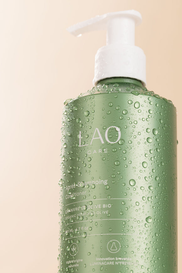 Après-shampoing chanvre bio Lao Care — texture légère, démêlage facile