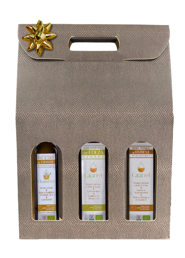 Coffret 3 Huiles (Chanvre - Colza - Tournesol) - Chanvr'eel